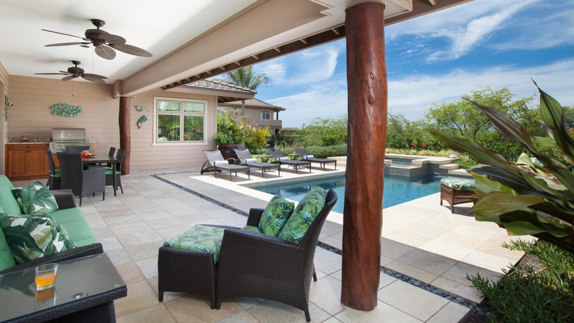 Endless Summer Elegant Kamilo Home With Heated Pool And Guest Cottage Waikoloa Exterior photo